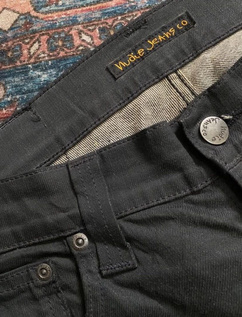Nudie Jeans Nudie Jeans Dry Black Coated Size US 31 - 8 Thumbnail