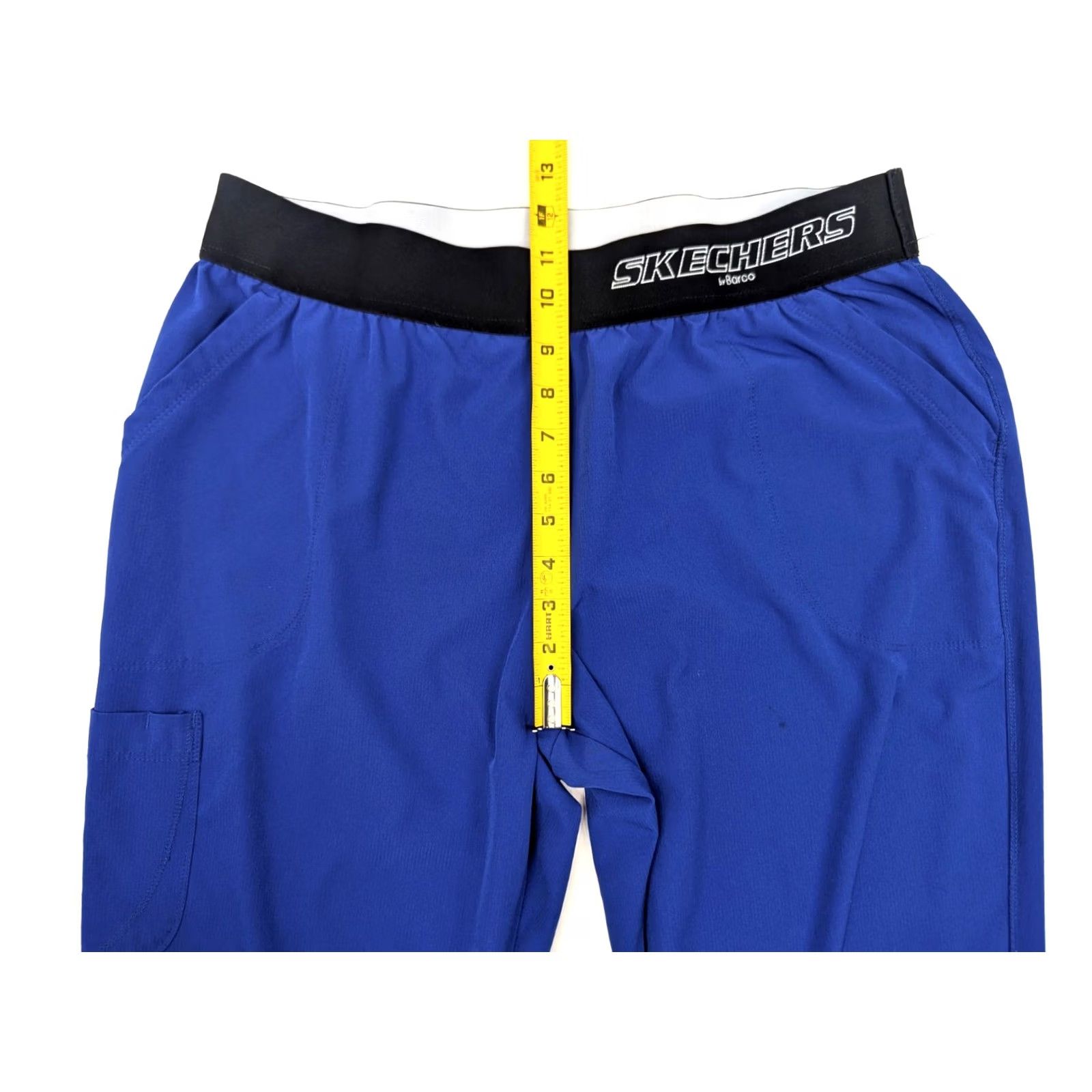 SKECHERS Skechers Barco Scrub 3 Pocket Cargo Pants Men XL (34x31) Blue Elastic Waist Size US 36 / EU 52 - 6 Thumbnail