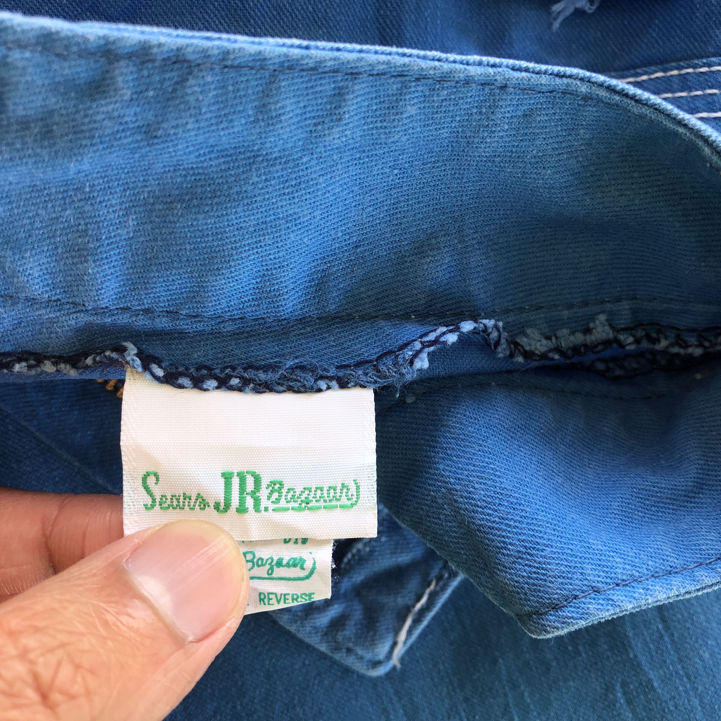 Sears Vintage 70s Sears JR Bazaar Jeans Sears Denim Pants Size 26" / US 2 / IT 38 - 6 Thumbnail