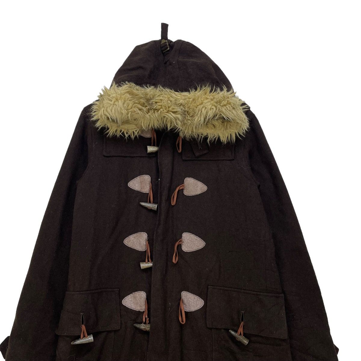 20471120 × Hysteric Glamour × Japanese Brand Japanese Brand The Nine Heads light Duffle Jacket Size M / US 6-8 / IT 42-44 - 3 Thumbnail