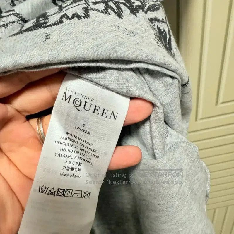 Alexander McQueen Alexander McQueen Men's Logo Skull T-Shirt . Size US S / EU 44-46 / 1 - 6 Thumbnail