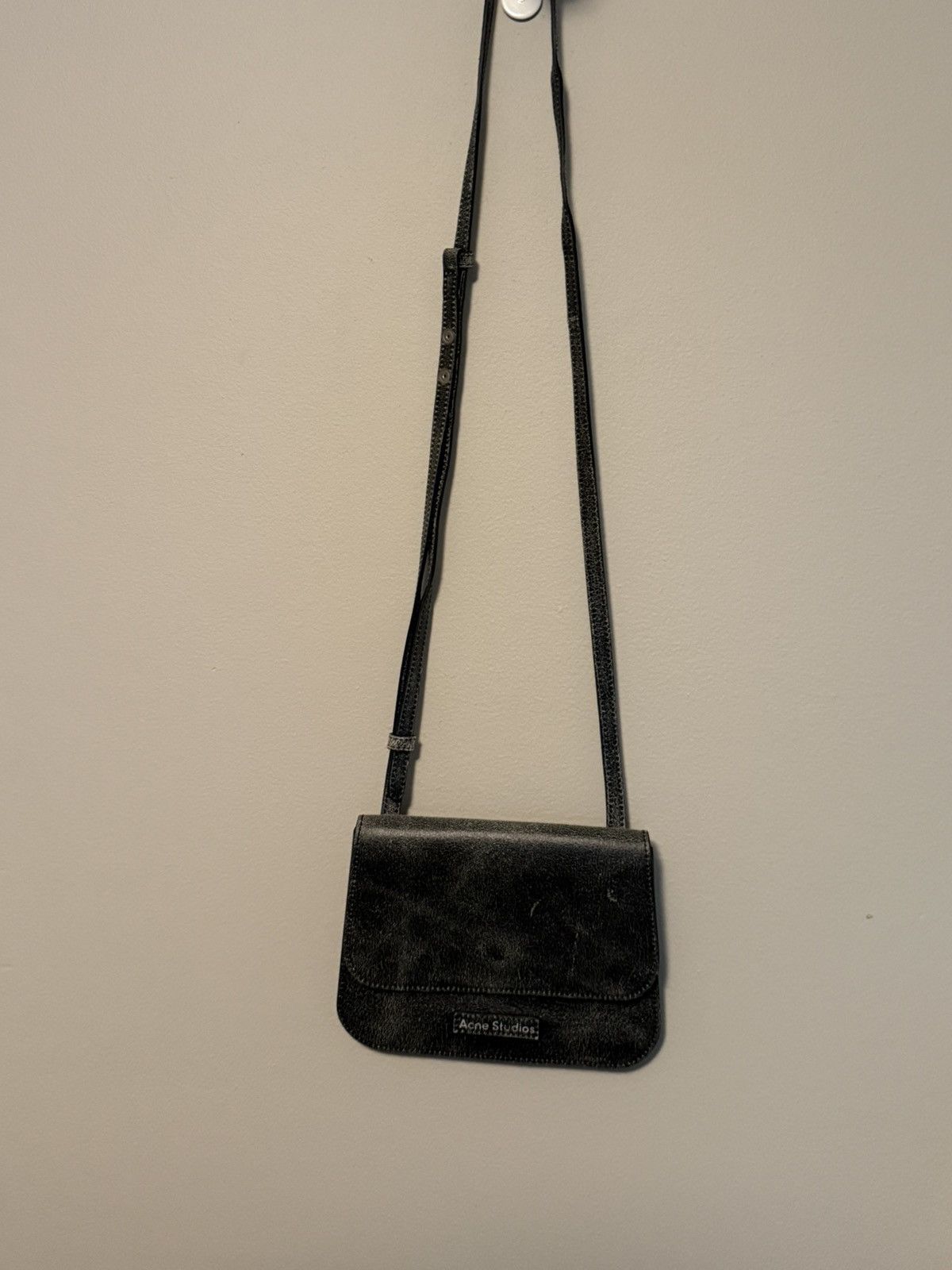 Acne Studios Acne Studios Crackle Small Crossbody Size ONE SIZE - 3 Thumbnail