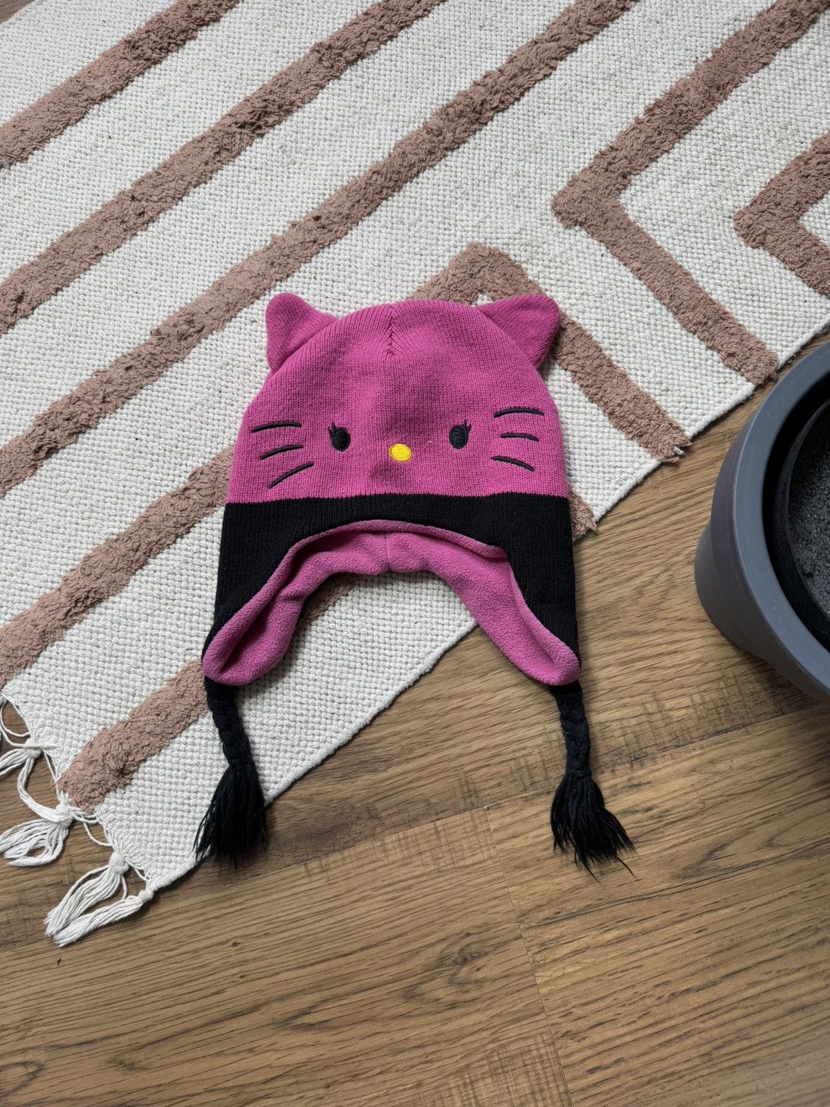 Cartoon Network × Vintage CUTE HELLO KITTY AVIATOR HAT Size ONE SIZE - 1 Thumbnail