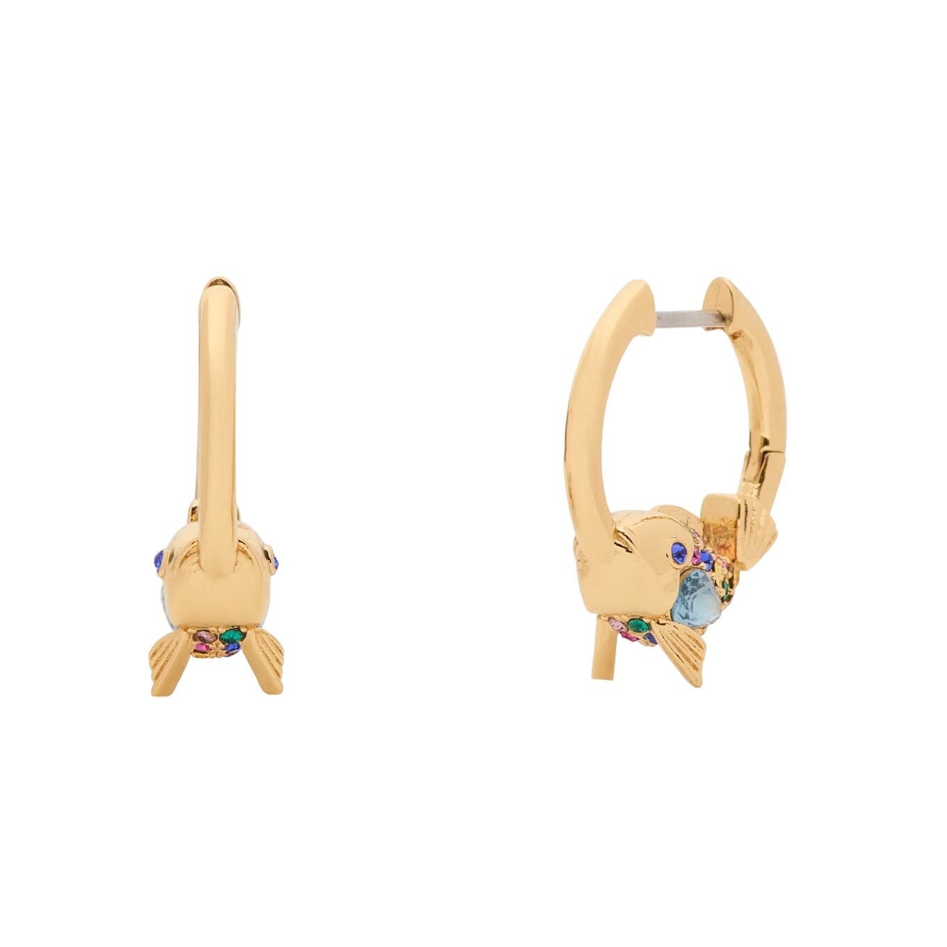 Kate Spade Kate Spade What A Catch Fish Huggies new woman earrings Size ONE SIZE - 5 Thumbnail