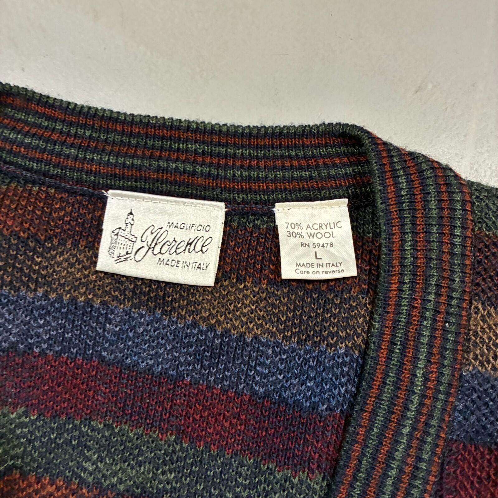 Other vintage 80s palazzo florence abstract mosaic knit Size US L / EU 52-54 / 3 - 3 Thumbnail