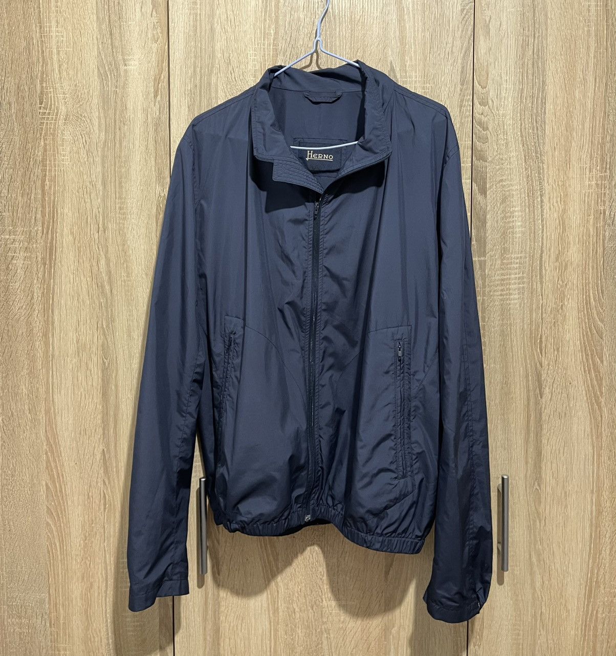 Herno Herno Lightweight Windbreaker – Navy, Size L/XL Size US XL / EU 56 / 4 - 1 Thumbnail