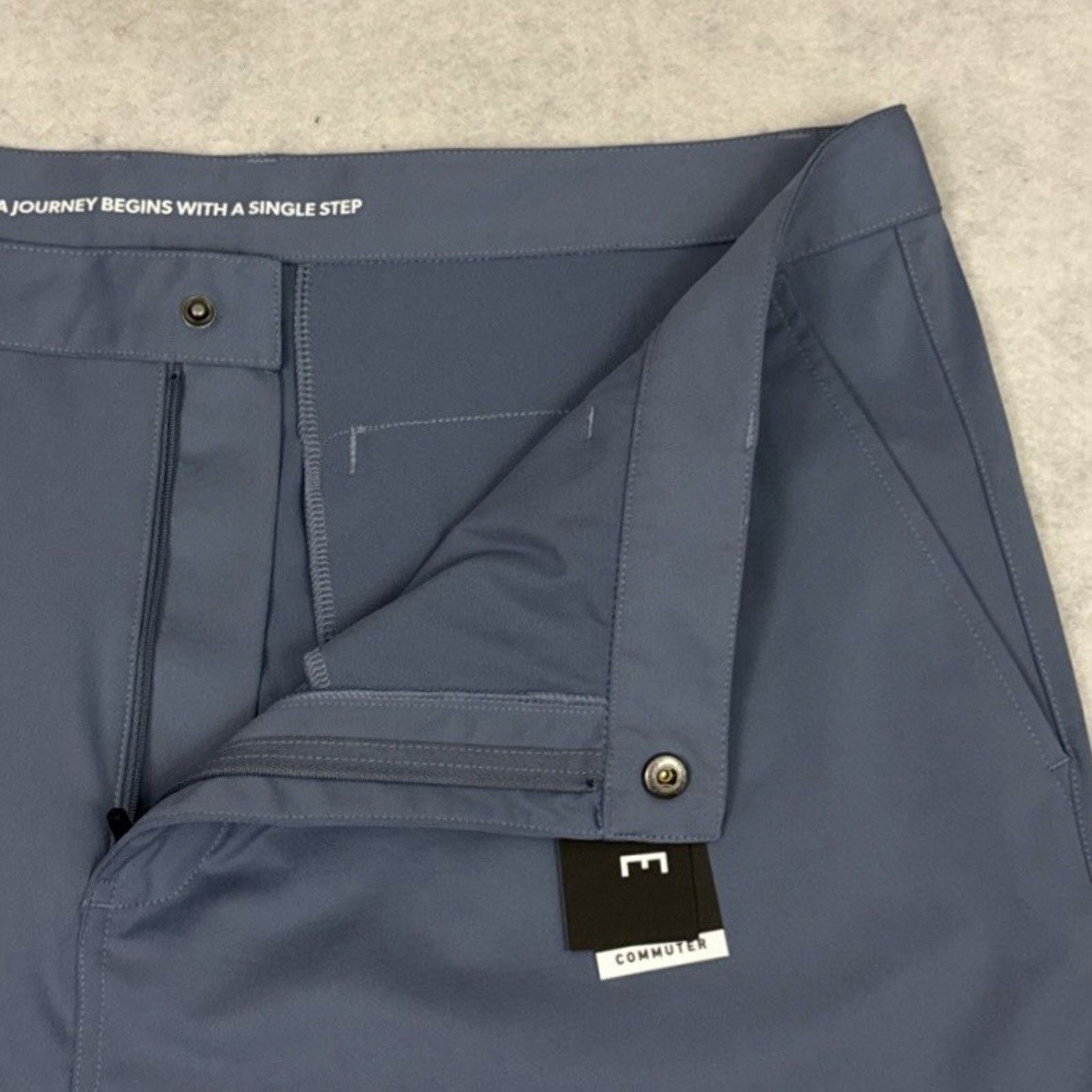 Rhone Rhone Commuter Pant Mens Size 40 Slim Slate Blue Flex Knit Size US 40 / EU 56 - 10 Thumbnail