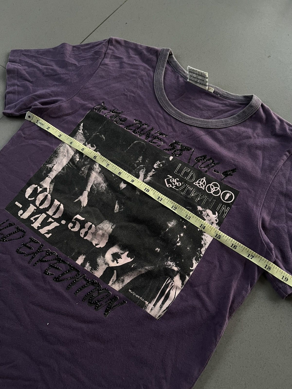 Band Tees VINTAGE LED ZEPPELIN POSTER BEADS T-SHIRT Size US S / EU 44-46 / 1 - 11 Thumbnail