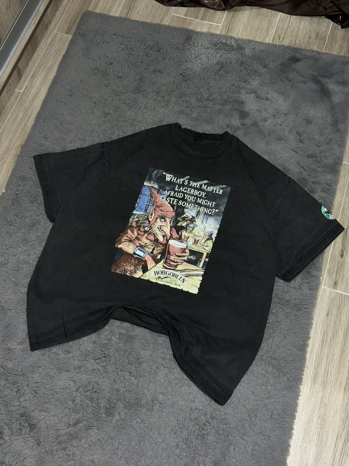 Vintage Vintage Hobgoblin Beer "Lagerboy" Graphic Tee Size US L / EU 52-54 / 3 - 1 Thumbnail