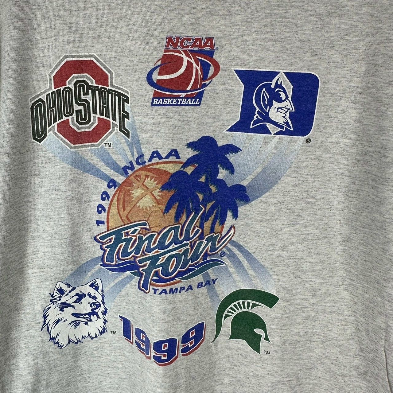 Vintage Vintage 1999 NCAA Basketball Final Four T-shirt Size US XL / EU 56 / 4 - 2 Thumbnail