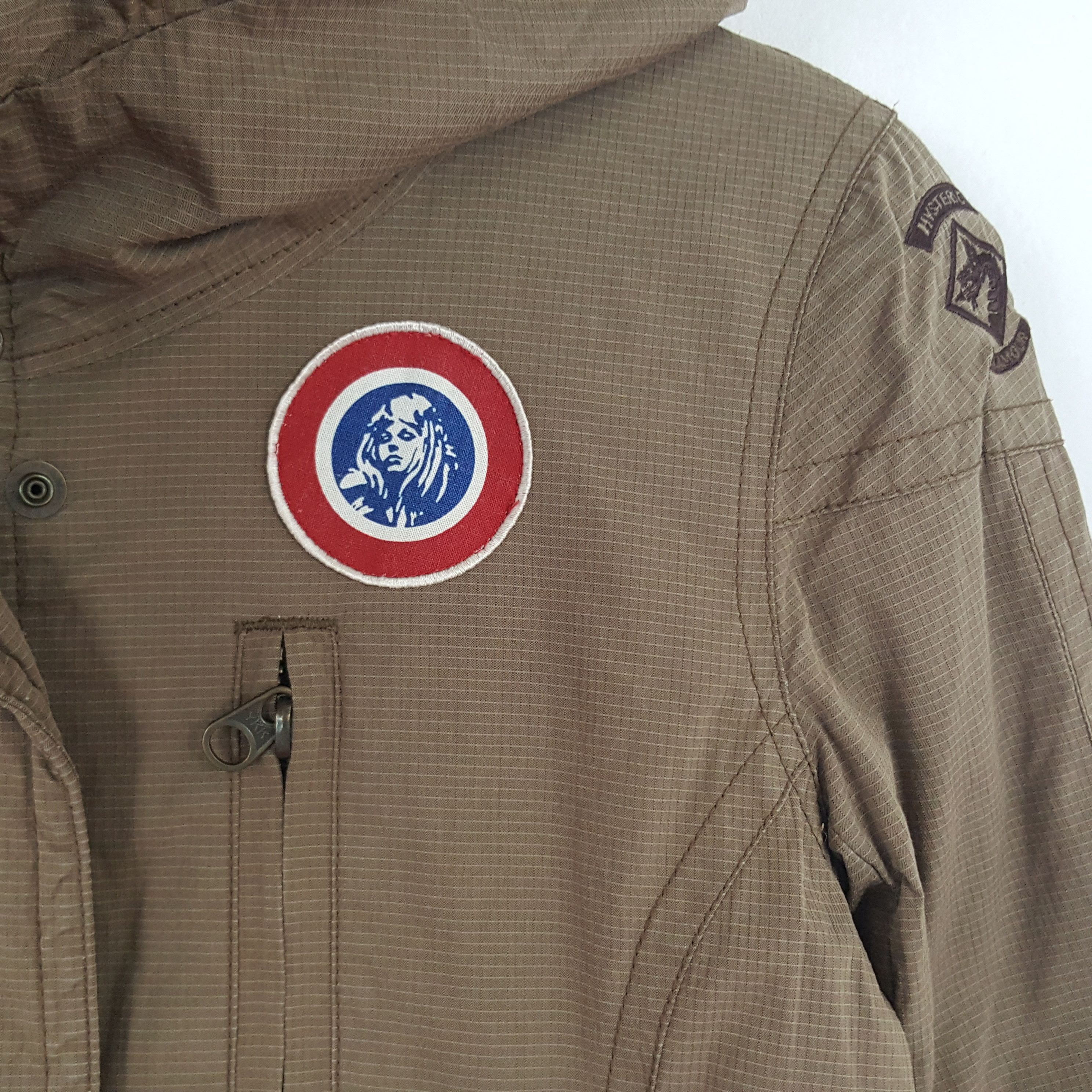 Hysteric Glamour × Japanese Brand × Vintage Vintage Hysteric Glamour Custom Logo Winter Parka Jacket Size US S / EU 44-46 / 1 - 4 Thumbnail