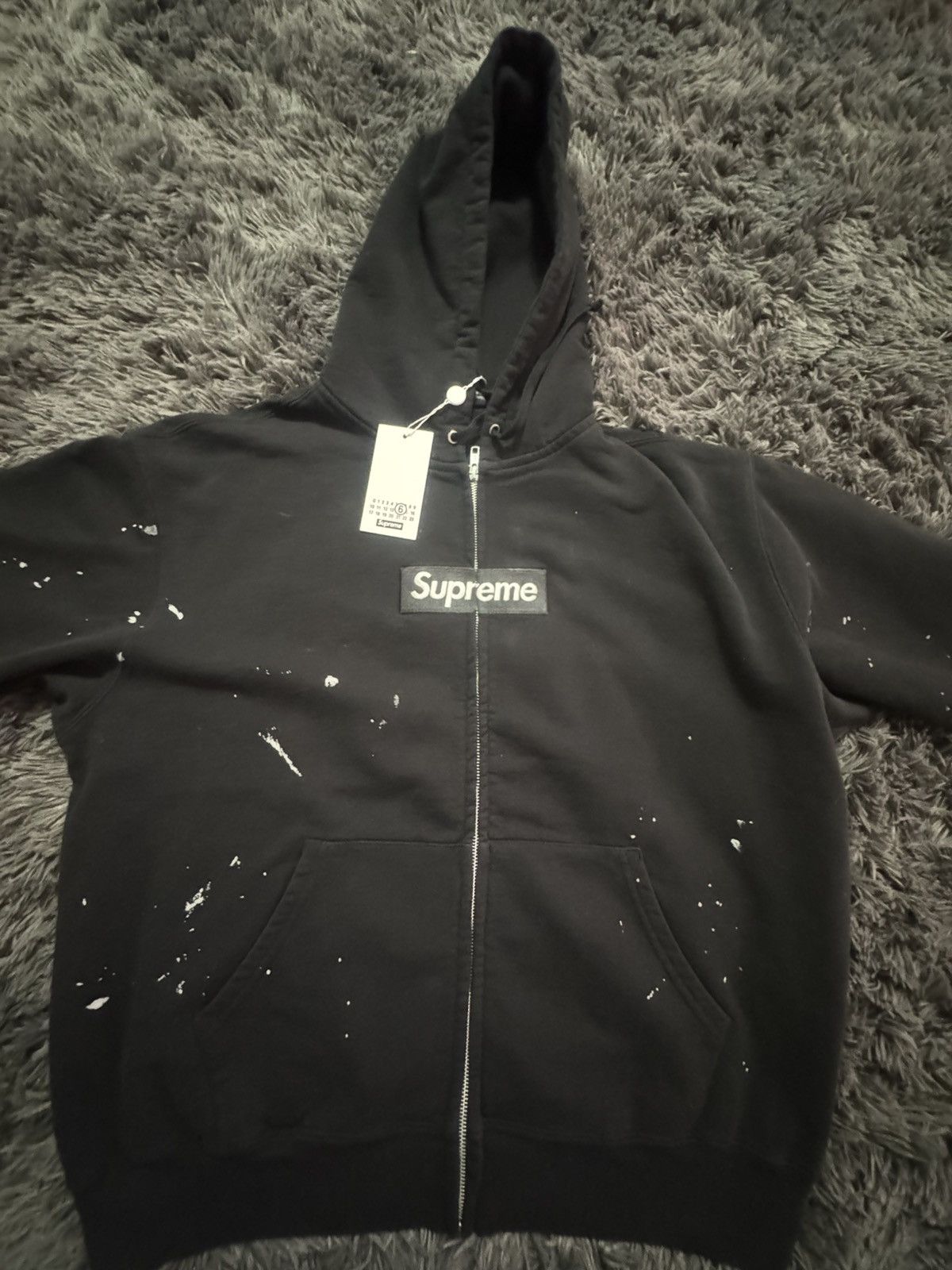 MM6 Supreme MM6 Maison Margiela Box Logo Zip Up Size US L / EU 52-54 / 3 - 2 Thumbnail