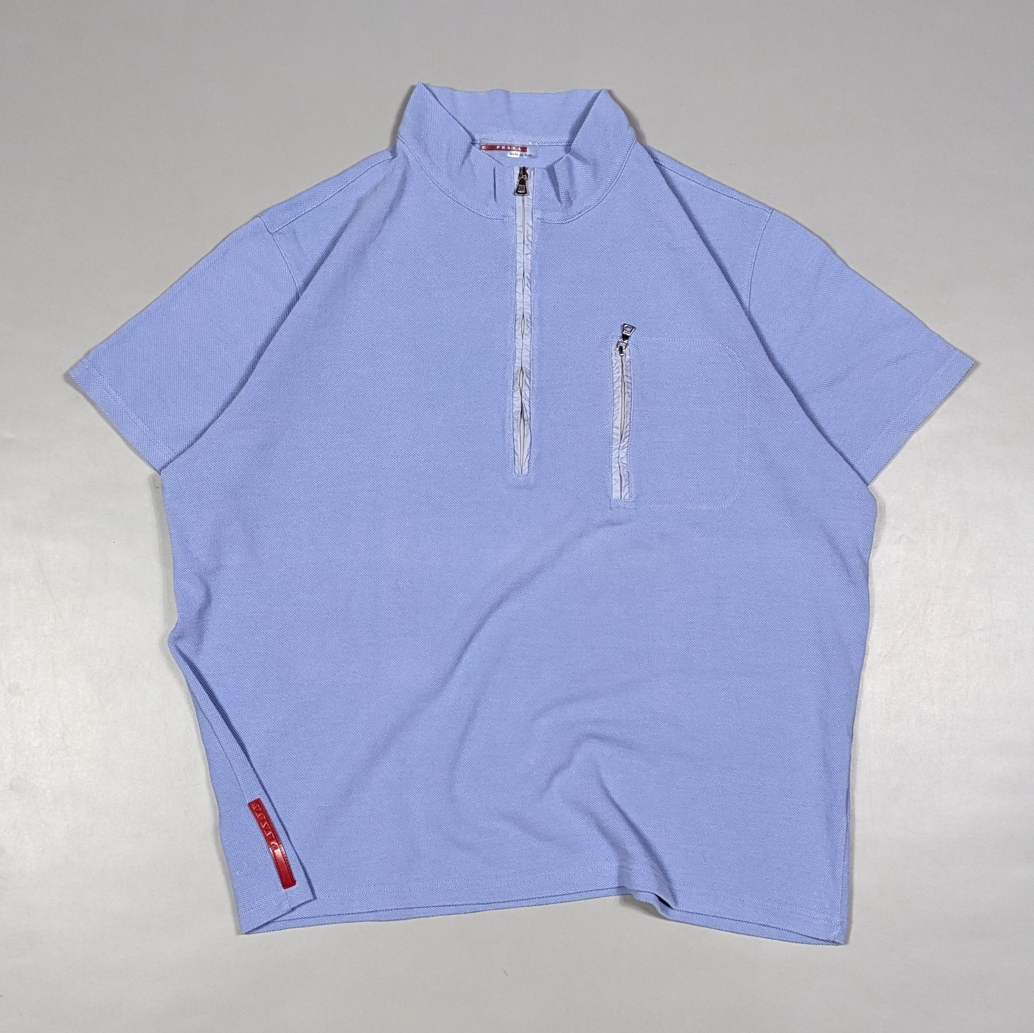 Prada vintage prada half zip shirt Size US M / EU 48-50 / 2 - 1 Thumbnail