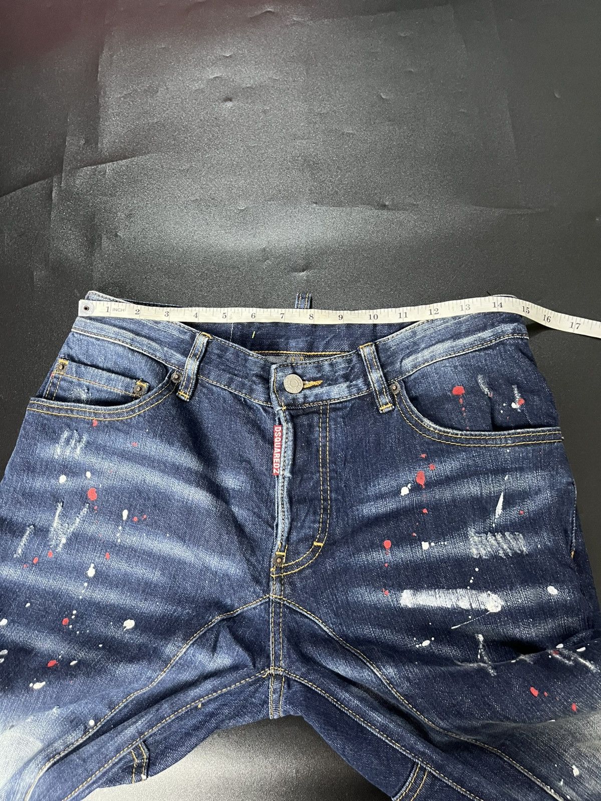 Designer × Dsquared2 Dstressed DSquared2 skiny jeans Size US 31 - 11 Thumbnail