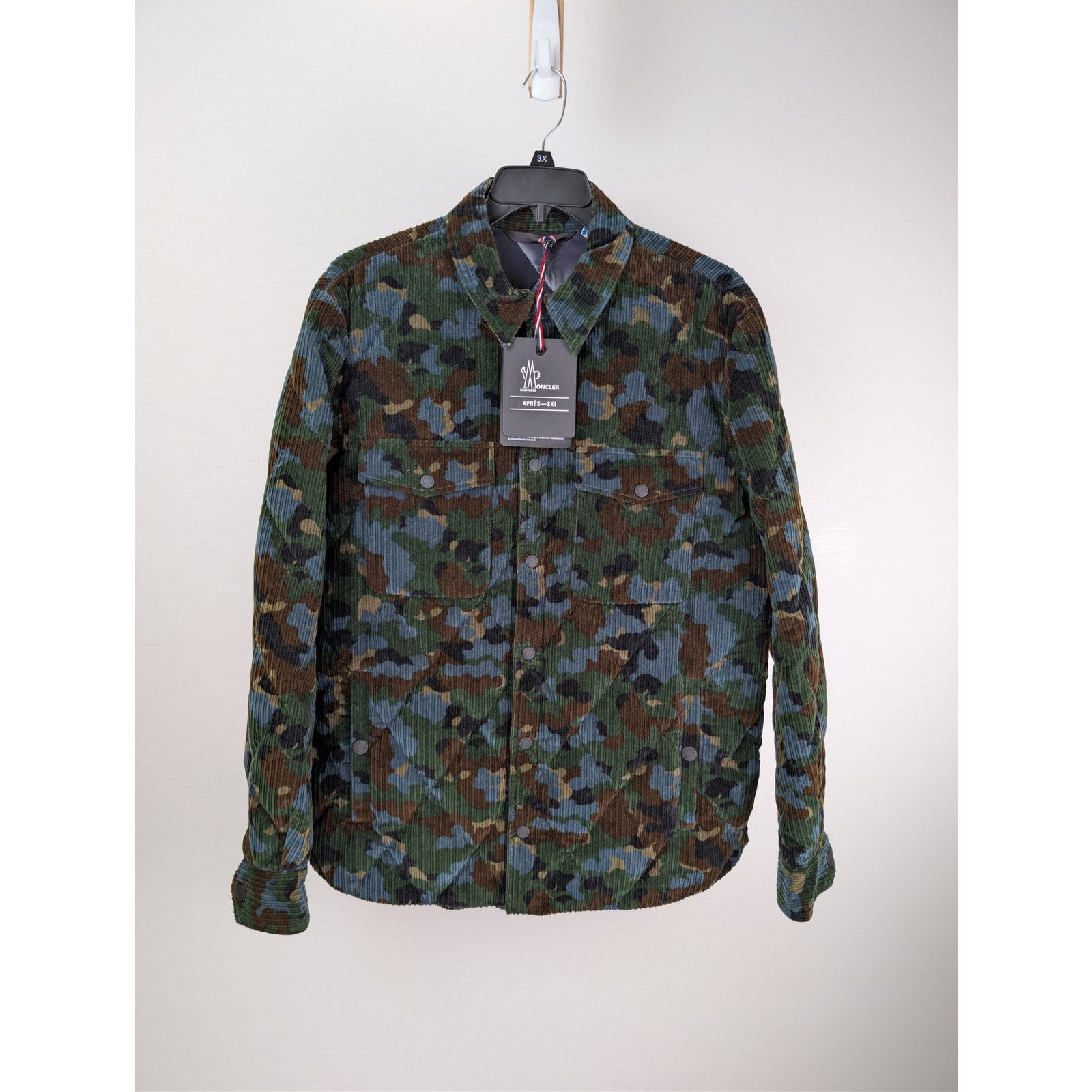Moncler o1rshd1 Briere Shirt Jacket in Multicolor Size US L / EU 52-54 / 3 - 1 Thumbnail