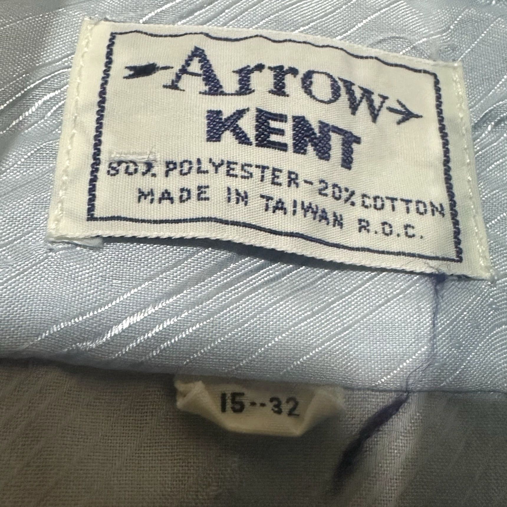 Arrow VINTAGE Arrow Kent Button Up Shirt Mens Small Blue 1970s 80s Shirt Blue Mens Small Button-Front Disco Polyester Size US S / EU 44-46 / 1 - 4 Thumbnail