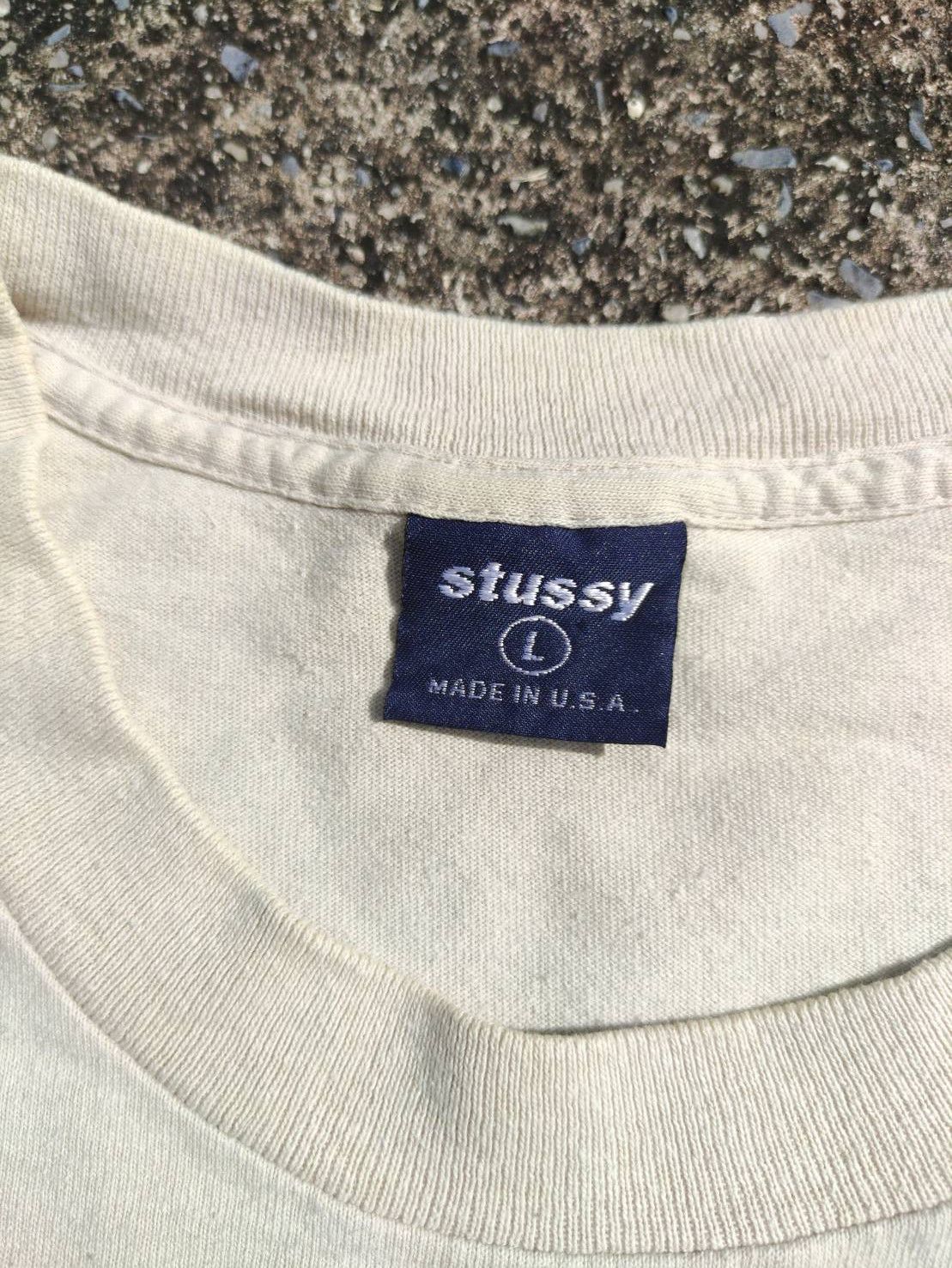 Stussy Vtg 90's Stussy " Rat Pack " Made in USA T-Shirt Size US L / EU 52-54 / 3 - 6 Thumbnail