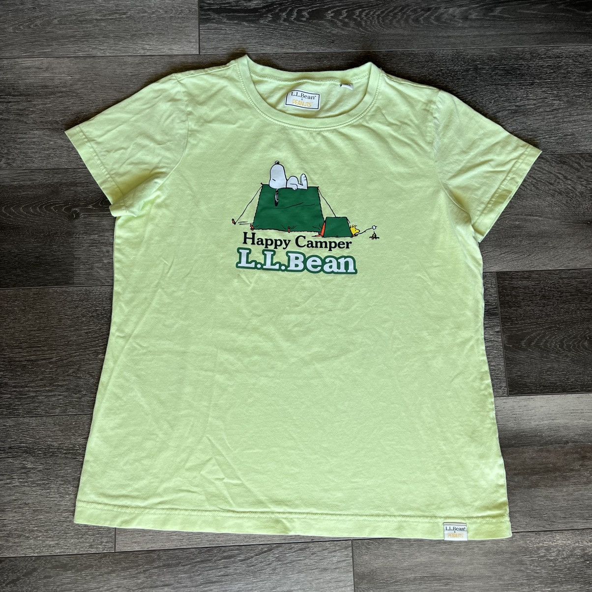 L.L. Bean L.L. Bean x Peanuts Happy Camper Snoopy Graphic Logo T Shirt Size M / US 6-8 / IT 42-44 - 1 Thumbnail