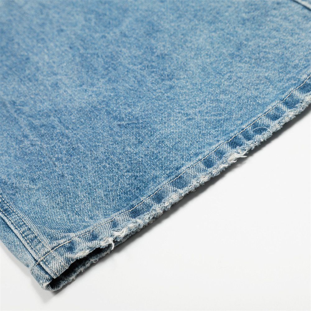 Vintage Men's American style washed distressed loose jeans Size US 32 / EU 48 - 5 Thumbnail