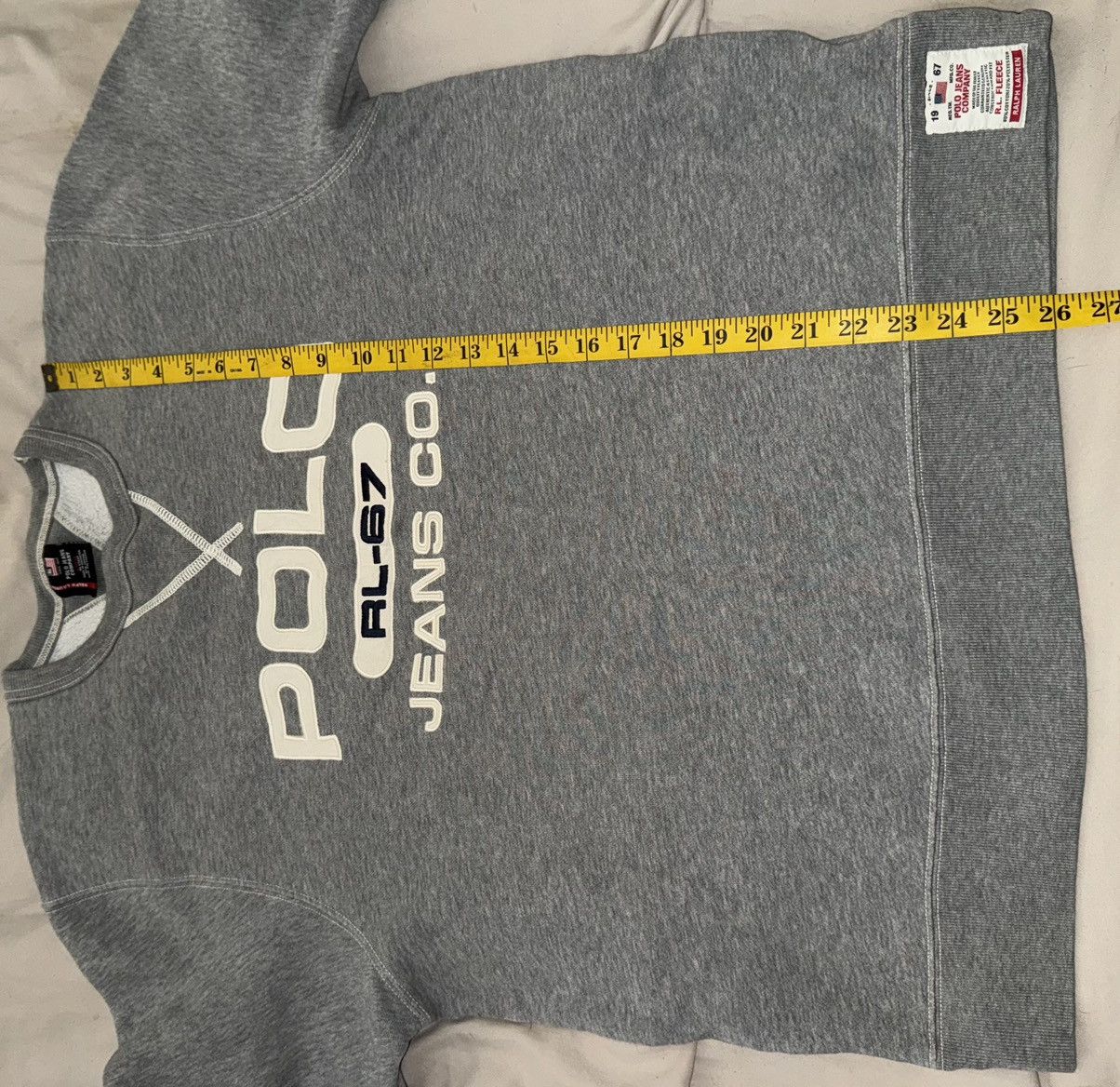 Polo Ralph Lauren × Vintage Vintage Ralph Lauren Polo Jeans Company RL-67 Sweatshirt Size US L / EU 52-54 / 3 - 6 Thumbnail