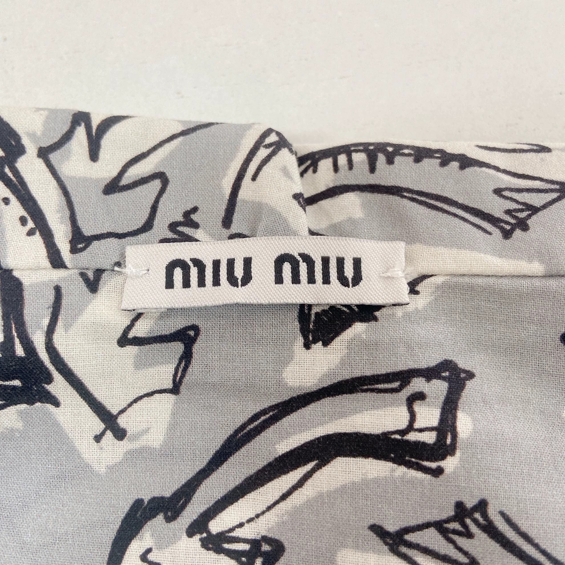 Miu Miu MIU MIU Sleeveless Lapel Top 40 with Tags Size S / US 4 / IT 40 - 6 Thumbnail