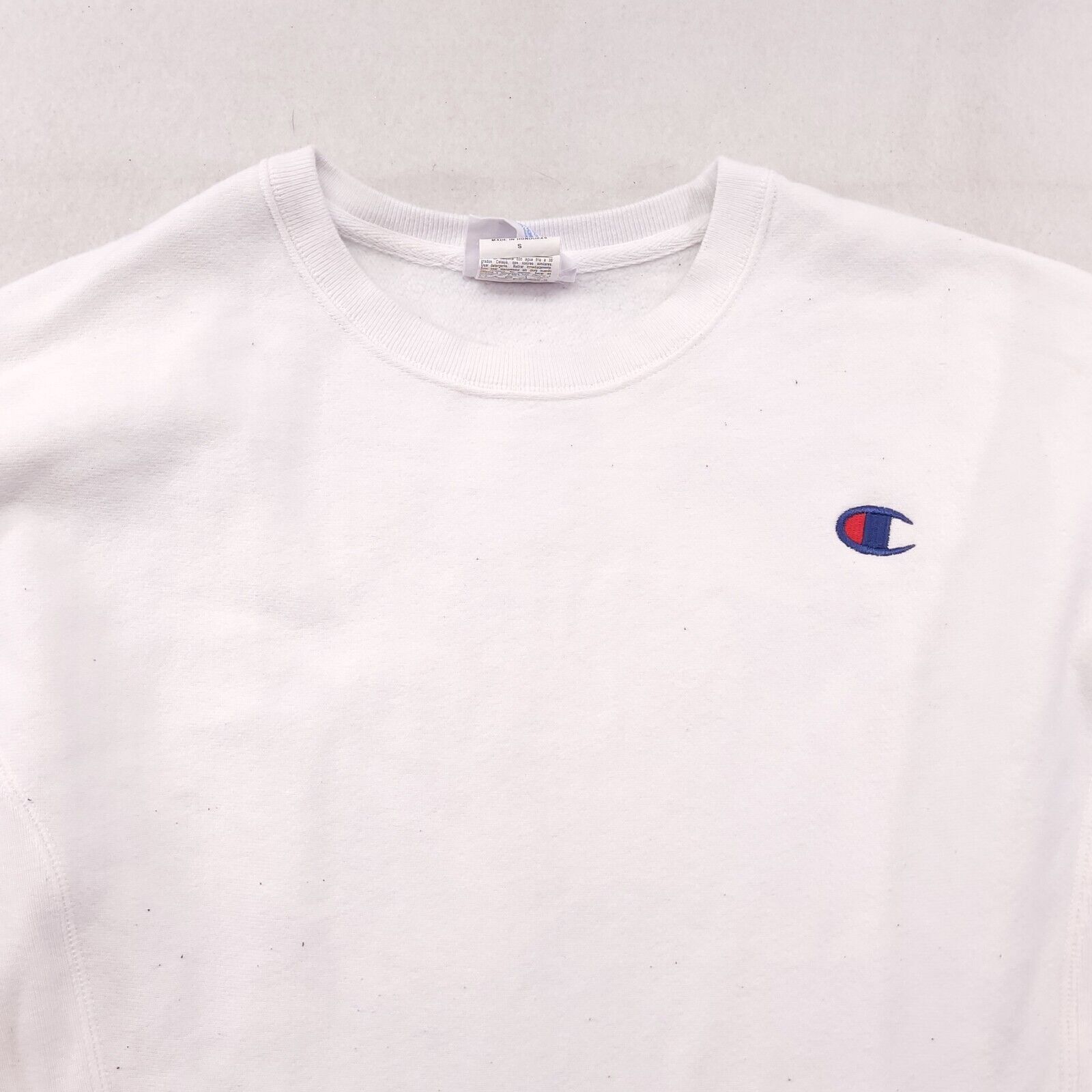 Champion Champion Casual Pullover Sweatshirt Mens Size Small S White Size US S / EU 44-46 / 1 - 1 Thumbnail