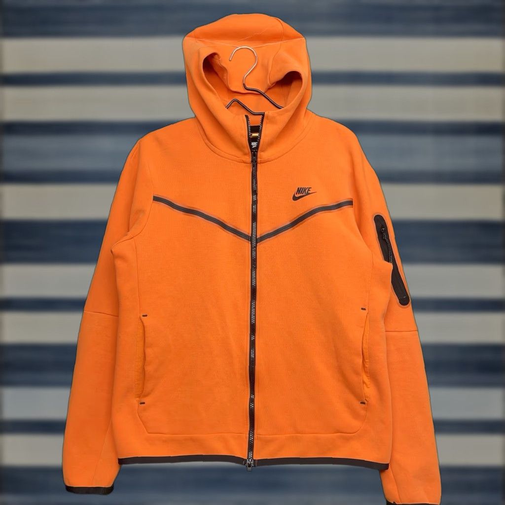 Nike Nike Tech Hoodie Mens Medium Zip Up Performance Sportswear HO230408NIC Hoodie Men Medium Nike Tech Zip Up Sportswear Fleece Orange Size US M / EU 48-50 / 2 - 1 Thumbnail
