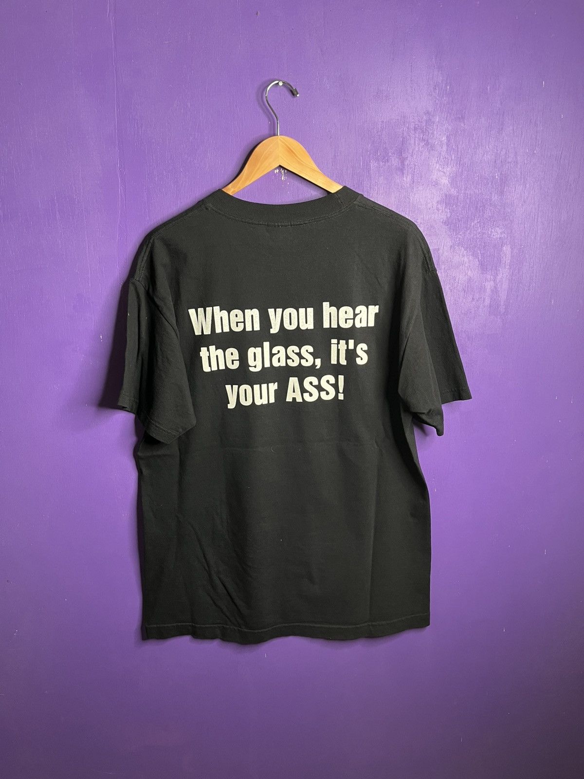 Vintage × WWF Vintage 1998 WWF Stone cold glass break t-shirt Size US L / EU 52-54 / 3 - 2 Thumbnail