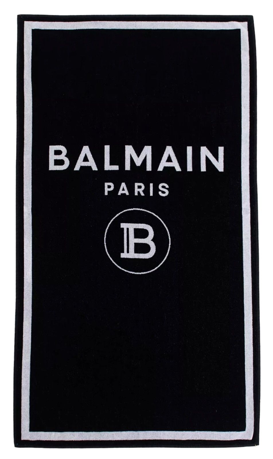 Balmain Balmain Paris Black Beach Towel Size ONE SIZE - 1 Thumbnail