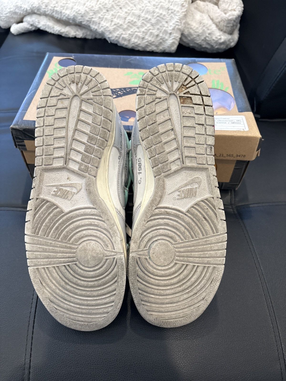 Nike × Off-White Off White x Nike Dunk Low Lot 04 Size US 9 / EU 42 - 5 Thumbnail