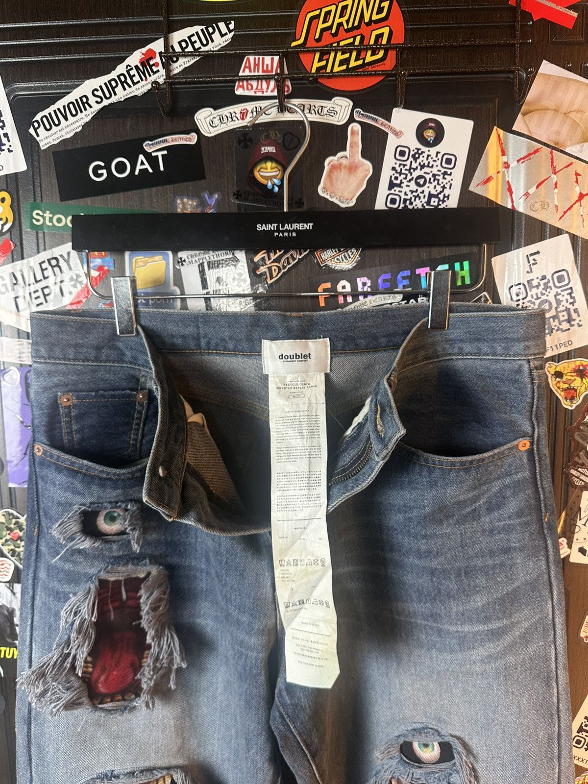 Doublet DOUBLET “Monster” Japan Denim Jeans Size US 32 / EU 48 - 11 Thumbnail