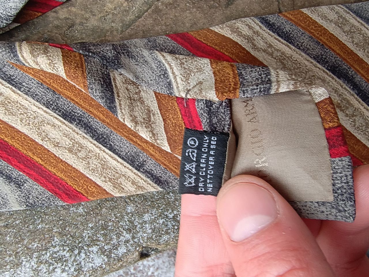 Giorgio Armani Giorgio Armani striped silk tie vintage Size ONE SIZE - 2 Thumbnail