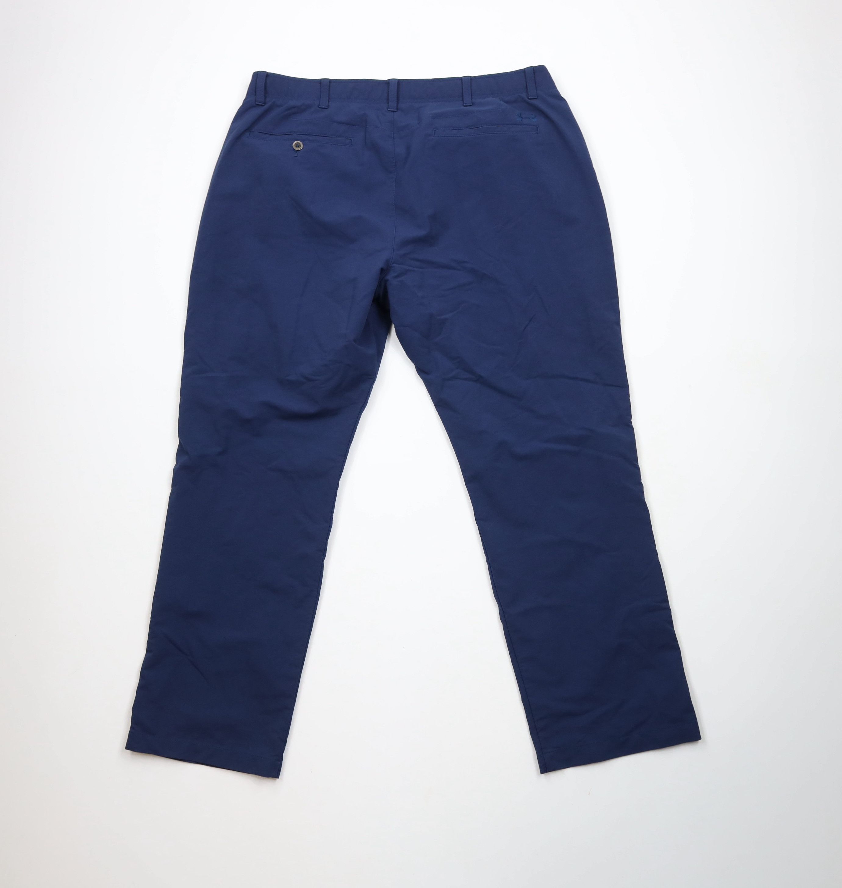Under Armour × Vintage Under Armour Stretch Tech Golfing Golf Chino Pants Blue Size US 40 / EU 56 - 10 Thumbnail