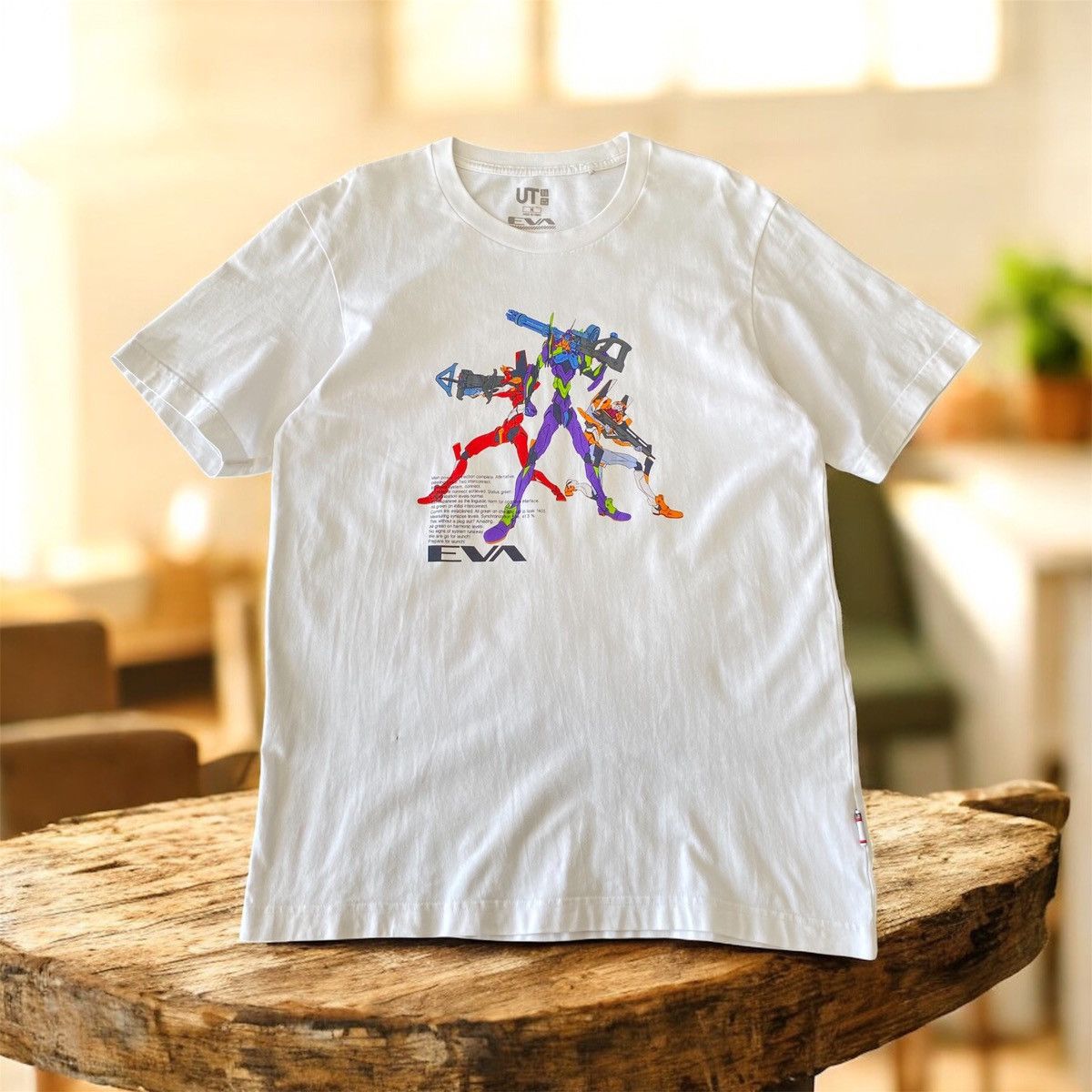 Anime Vintage Y2K Evangelion Neon Genesis Anime ERD GRUNGE TEE Size US M / EU 48-50 / 2 - 3 Thumbnail
