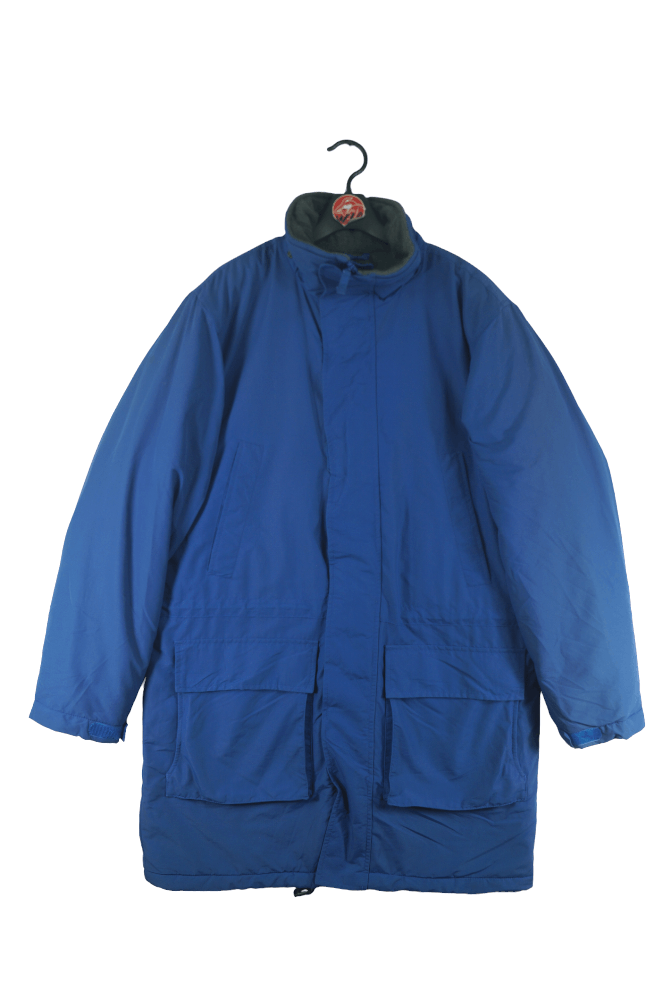 image of Lands End Jacket In Fleece in Blue, Men's (Size Small)
