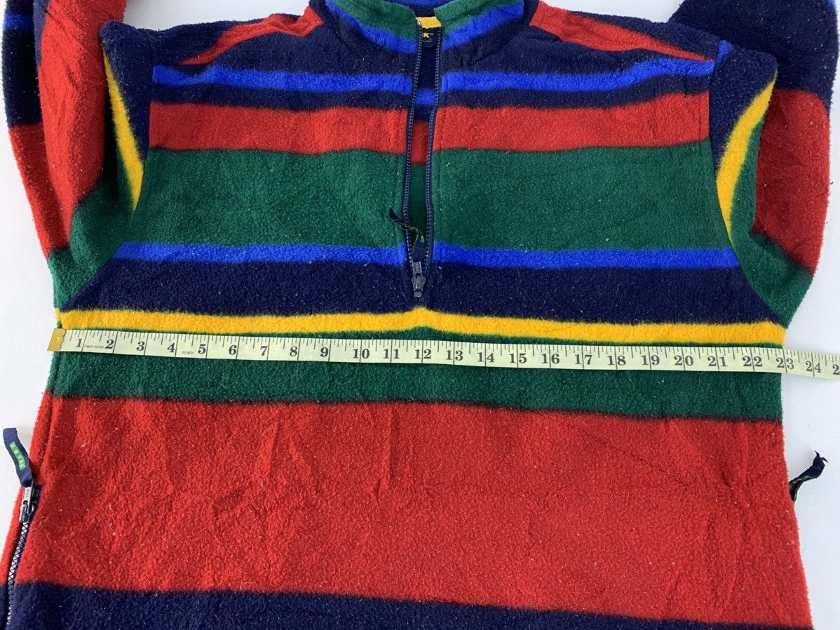 Eddie Bauer 90s Eddie Bauer Ebtek Fleece Half Zip Striped Colour Block Size US M / EU 48-50 / 2 - 8 Thumbnail
