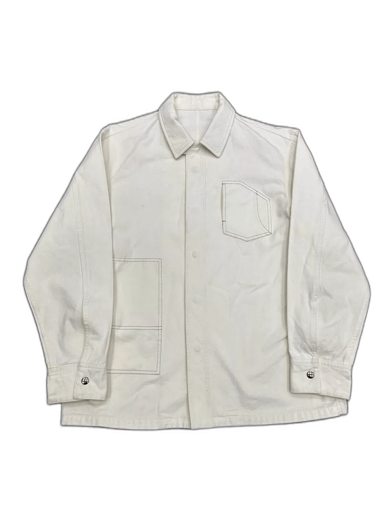 Jil Sander Jil Sander Beige Pocket Jacket Size US L / EU 52-54 / 3 - 1 Thumbnail