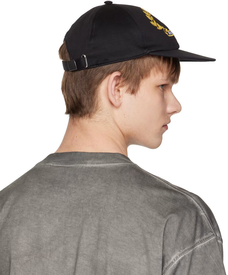 Burberry black Embroidered Crest Logo Cap Size ONE SIZE - 4 Thumbnail