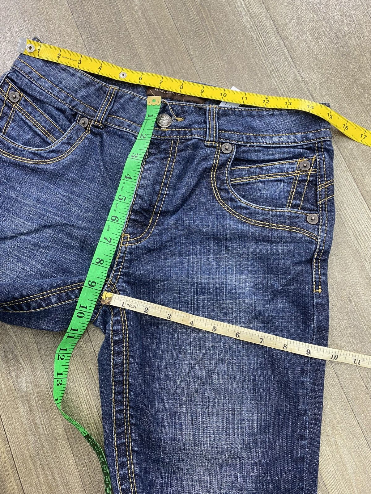 If Six Was Nine 2000s Bangbang Flared Jeans Faded Kmrii Lgb Punk Style Y2K Size US 28 / EU 44 - 19 Thumbnail