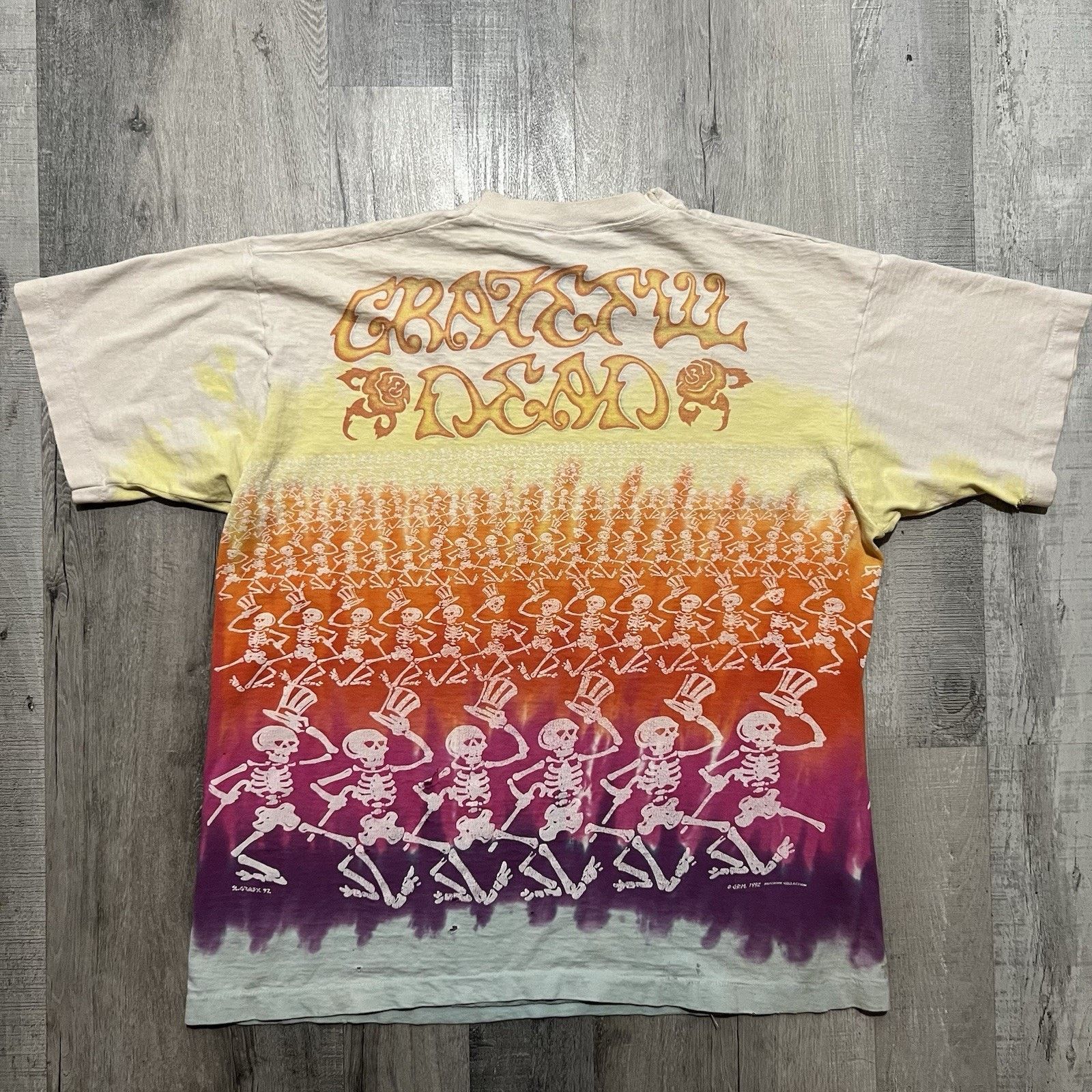 Liquid Blue VTG Grateful Dead Shirt Tie Dye Dancing Skeletons Band Tee Size US XL / EU 56 / 4 - 2 Thumbnail