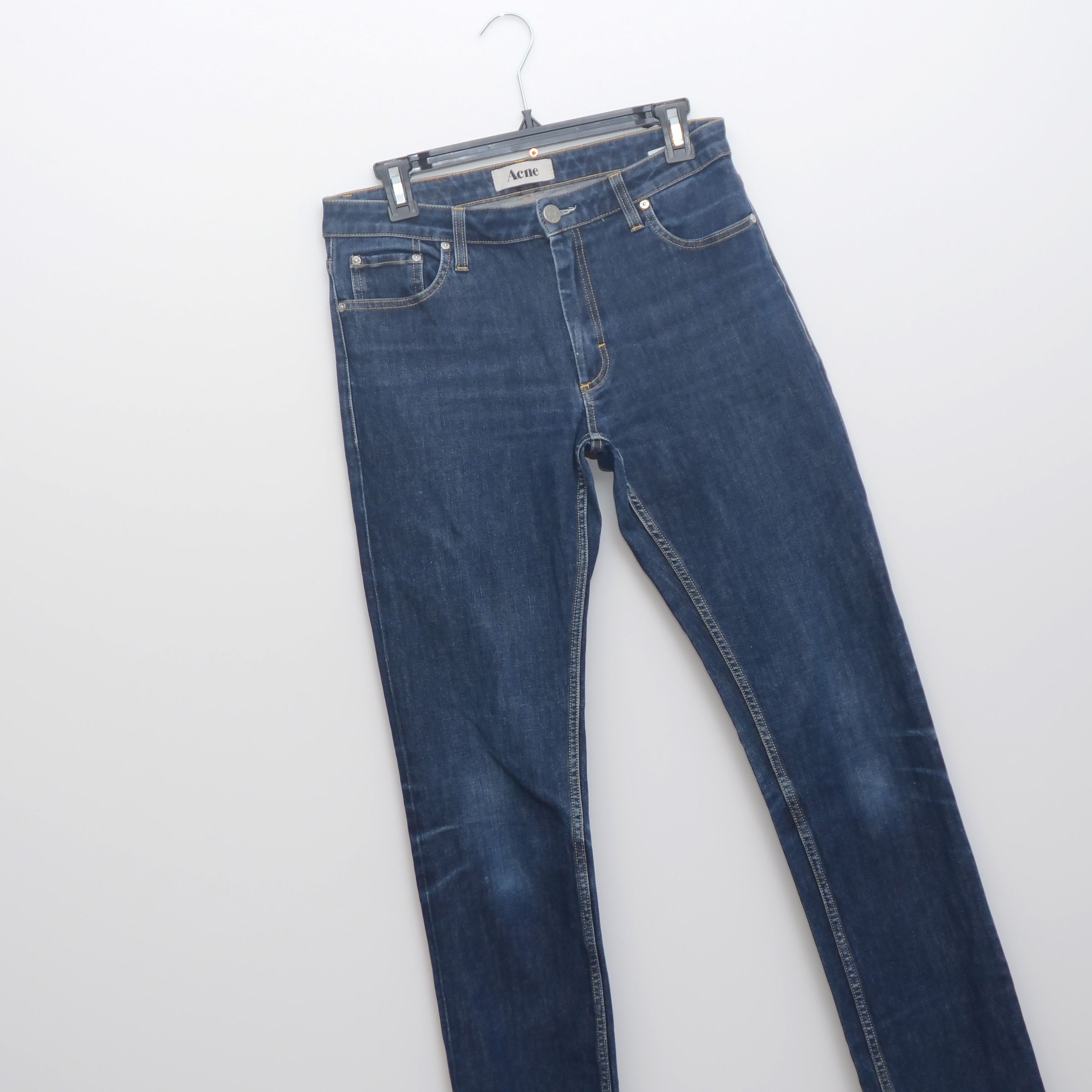 Acne Studios Acne Studios Flex S Wet Blue Denim Jeans 31x34 Stretch Size 31" - 2 Thumbnail