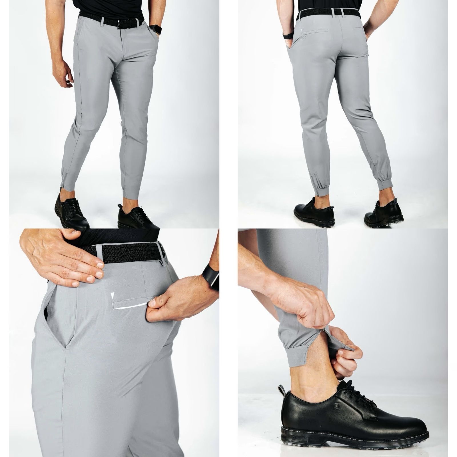 Vintage Primo Mens Light Grey Golf Jogger Pants Size 33 Regular Size US 33 - 8 Thumbnail