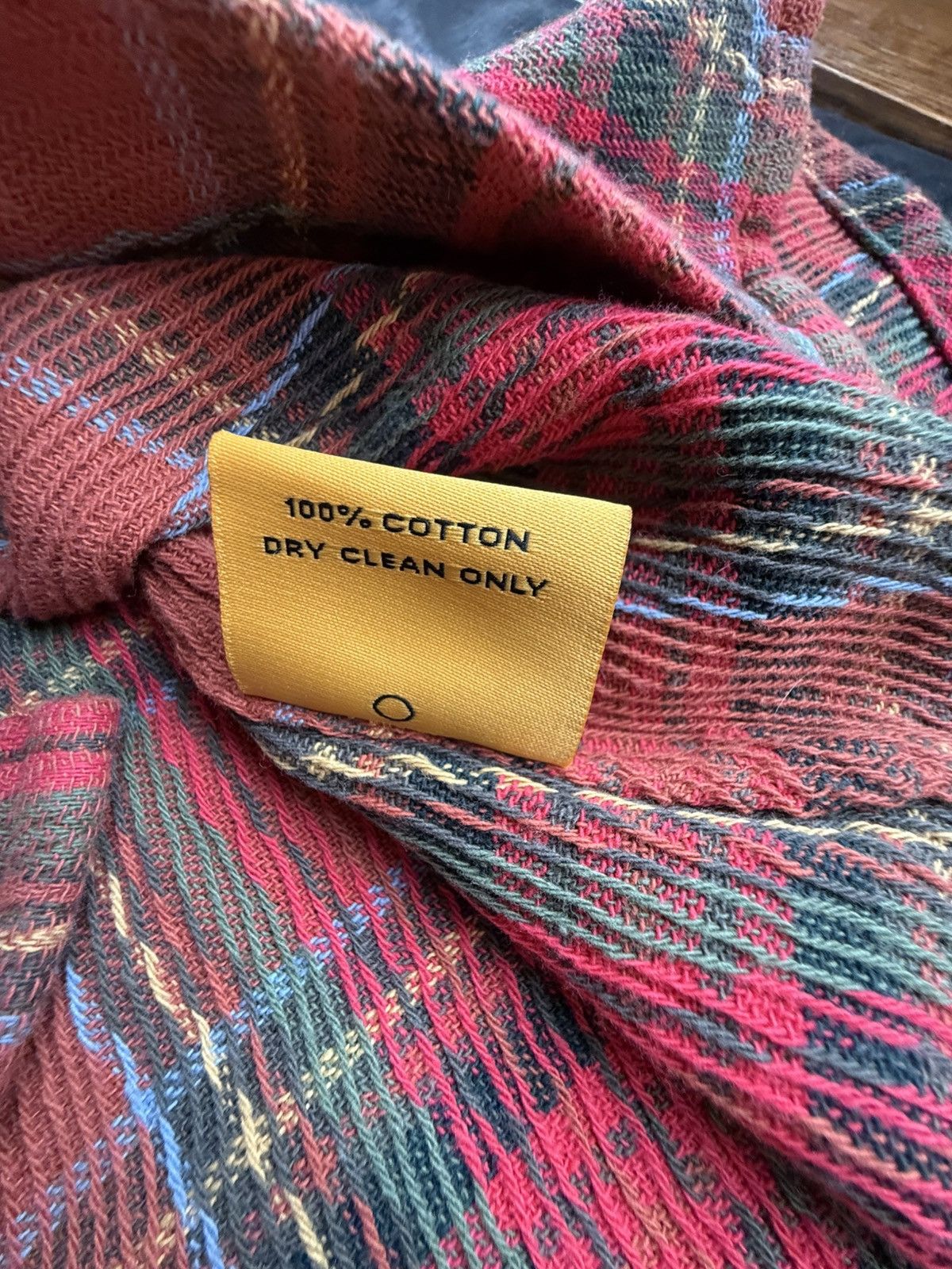 Gallery Dept. Gallery Dept Marley Distressed Checked Cotton-Flannel Shirt Size US L / EU 52-54 / 3 - 25 Thumbnail