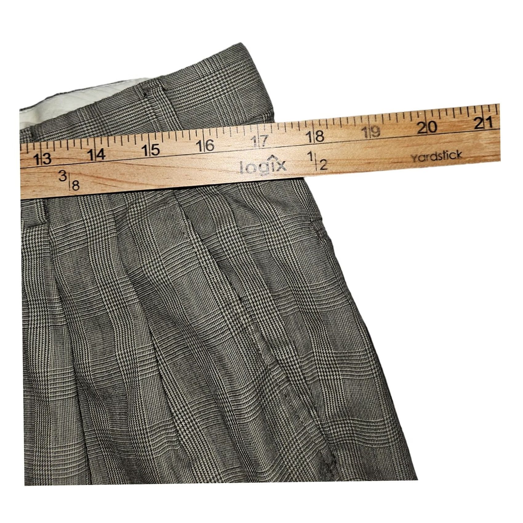 Brooks Brothers Brooks Brothers Wool Pants 36 Men Dress Pants Gray Check Italy Wool Regular 32 In Inseam Slim? No, keep as per data. Size US 36 / EU 52 - 3 Thumbnail