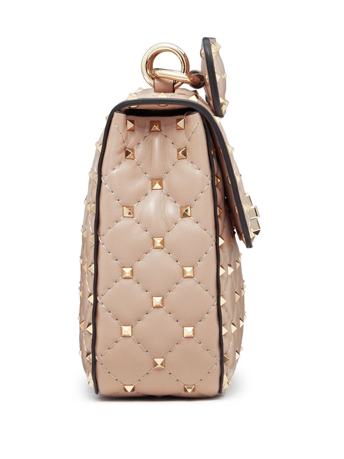 Valentino VALENTINO Rockstud Spike Medium Poudre Nappa Bag Size ONE SIZE - 4 Thumbnail