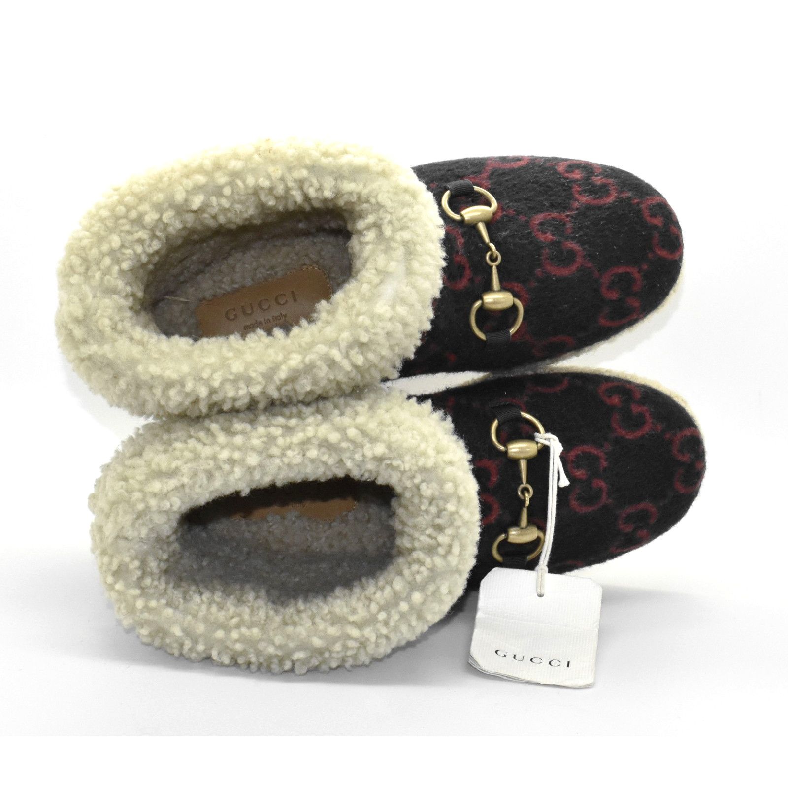 Gucci GUCCI Fria Lamb Shearling GG Pattern Ankle Boots Size 5/35 Size US 5 / IT 35 - 6 Thumbnail