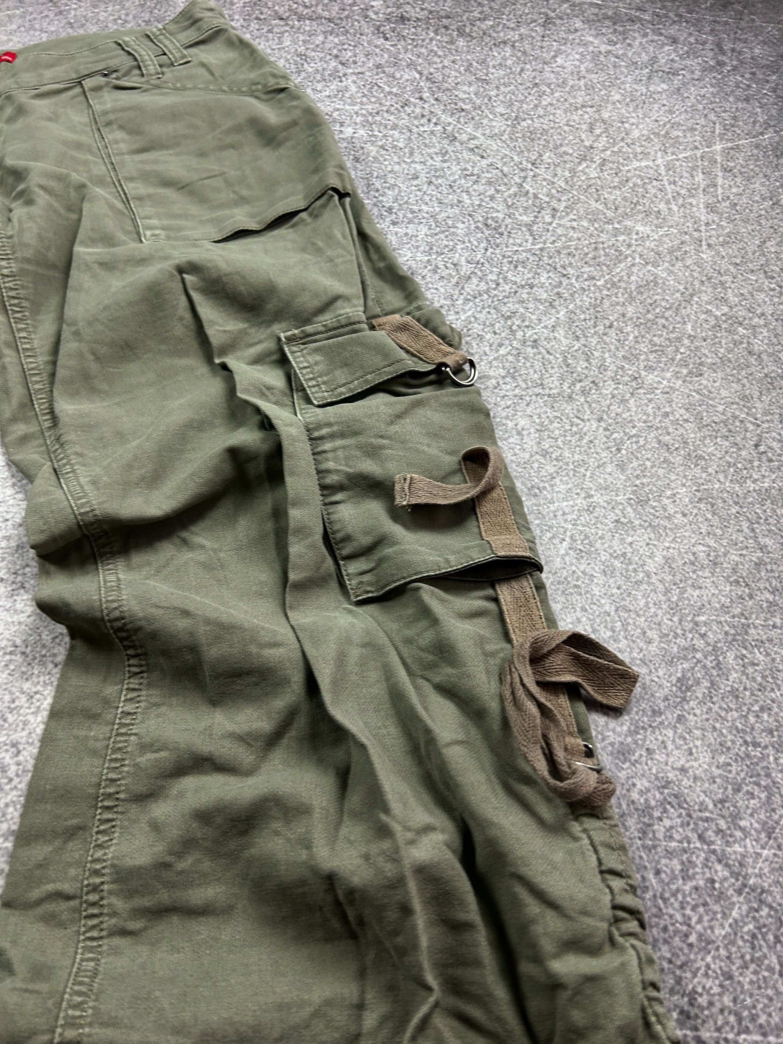Other Vintage Junya Watanabe Travis Scott Style Cargo Jeans 90s Size US 30 / EU 46 - 6 Thumbnail