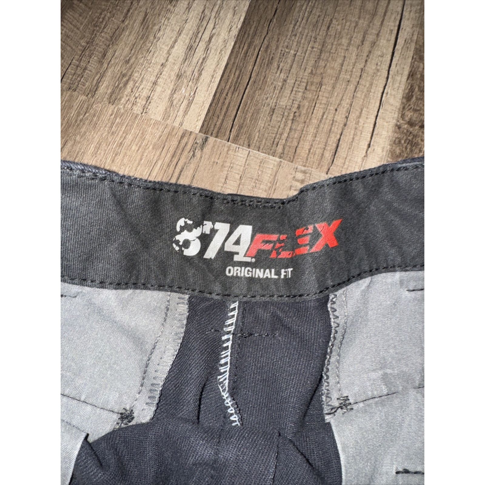 Dickies Dickies 874 Flex Original Fit Chino Pants Black Distressed Size US 30 / EU 46 - 4 Thumbnail