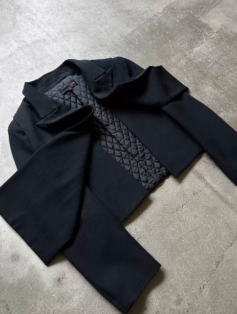 Comme des Garcons Comme des Garçons 1988AW Detachable Lapel High-Waist Jacket Size L / US 10 / IT 46 - 7 Thumbnail