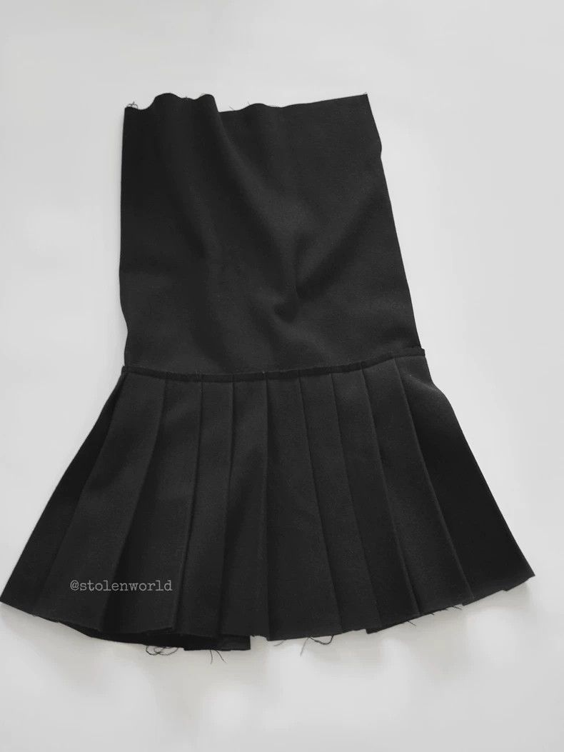 Yohji Yamamoto Yohji Yamamoto size 1 2010 AW Show Strap Half Skirt 2506-N Size 24" / US 00 / IT 34 - 4 Thumbnail